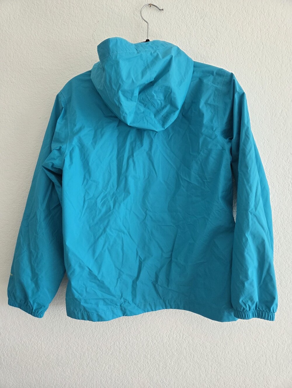 The North Face DryVent Blue Hooded Rain Jacket Girls Large (14-16) Lightweight - Picture 2 of 11